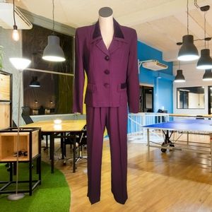 90s Purple 2pc Suit